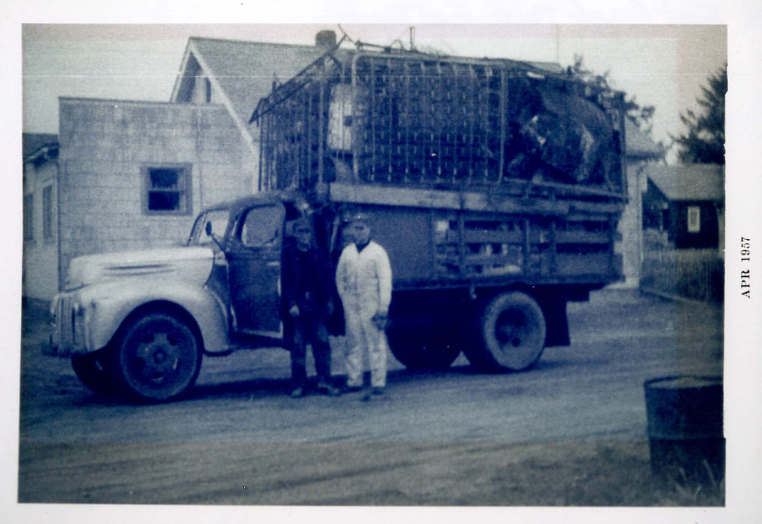 Old Garbage Truck from 1957