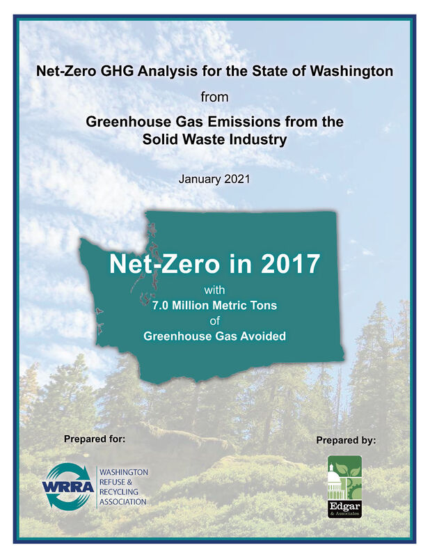 WRRA Net-Zero Analysis for the Sate of Washington in 2017